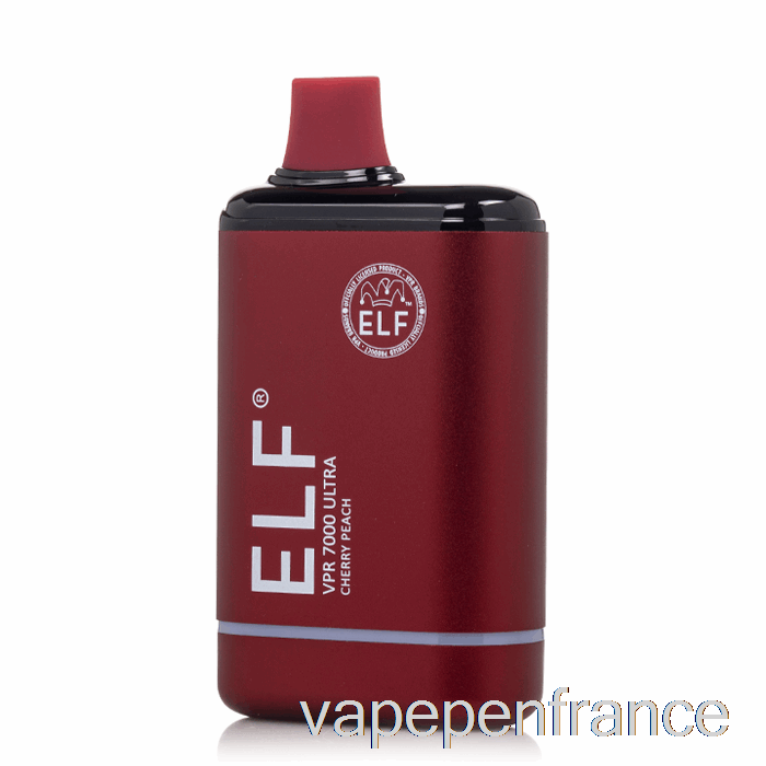 Stylo Vape Jetable Ultra Jetable Elf Vpr 7000 Pêche Cerise